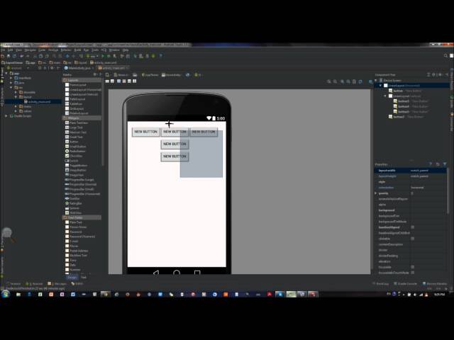 Linear and Relative layout - Android Studio