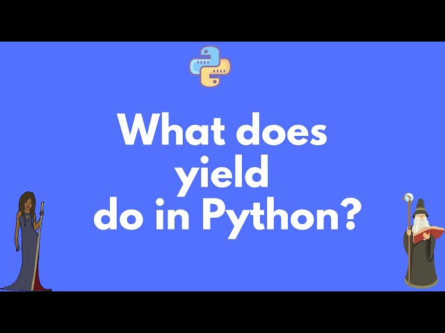 What is yield ⚠️ in Python 🐍