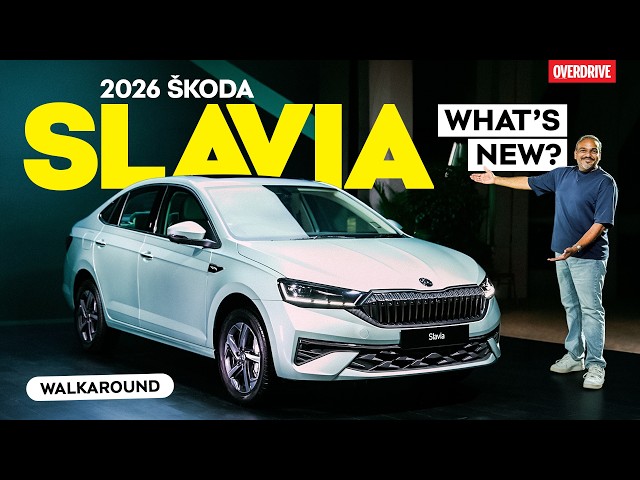 2026 Škoda Slavia Facelift | What’s New? | Walkaround #OVERDRIVE