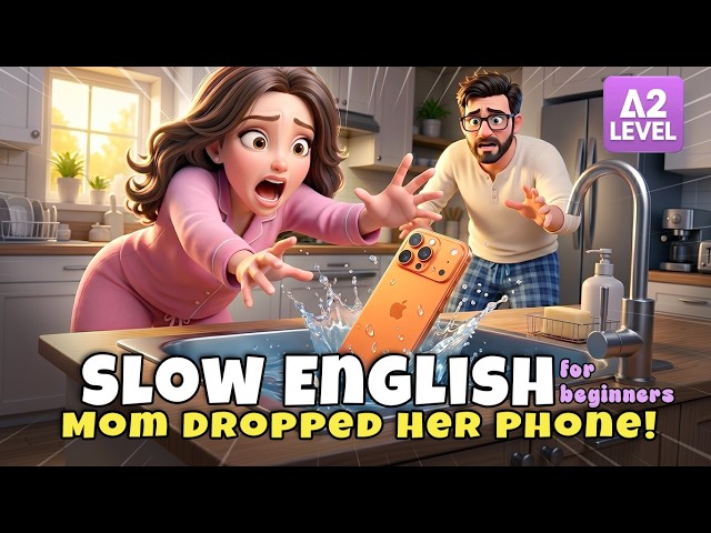Oh No! Mom’s Phone Is Broken! | English Listening Story Compilation for Beginners (A1–A2 Level)