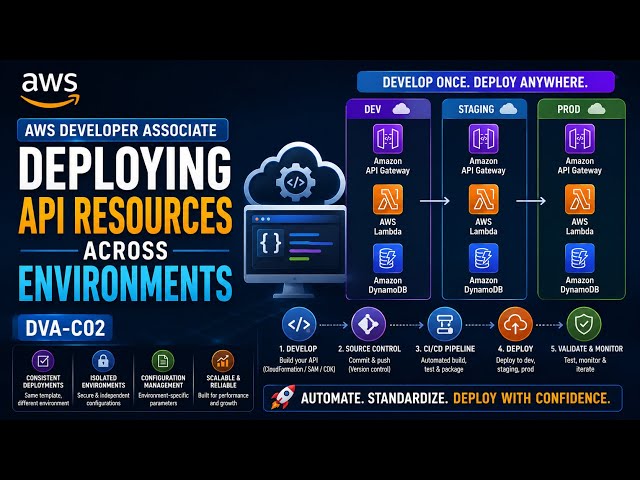 AWS Developer Associate: Deploying API Resources Across Environments | DVA-C02