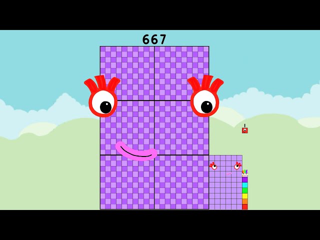 Numberblocks 660 to 680  Counting 660–680 for Kids  Learn Big Numbers & Fun Addition Practice