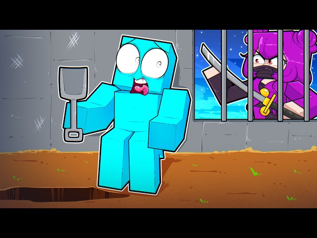 Menina NINJA HACKER me PRENDEU no Minecraft!
