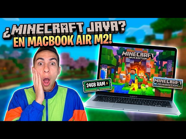 How to download Minecraft Java on macOS and testing it on MacBook Air M2 with 24GB RAM.