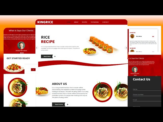 How to Make a Recipe Website💻|Source Code| #RecipeWebsite #WebDevelopment #SourceCode #codingtutoria