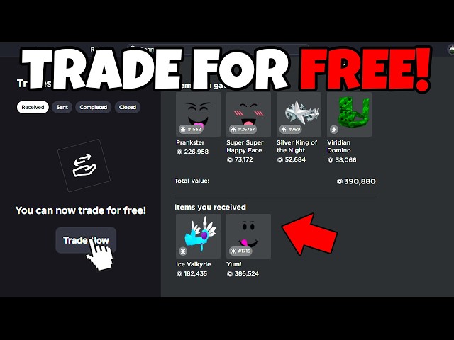 How to TRADE on ROBLOX for FREE WITHOUT Plus or Premium!