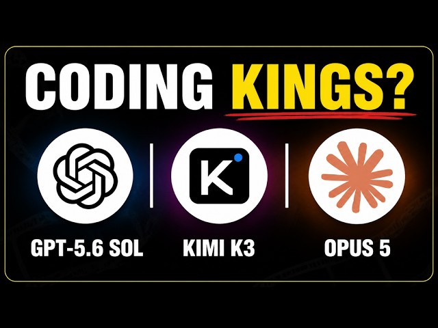 GPT-5.6 Sol vs Kimi K3 vs Claude Opus 5: Which for Coding?