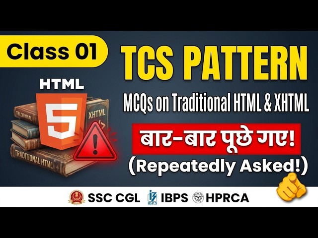 Master HTML in 1 Video: Top 50 MCQs on Web Standards, HTML5 & XHTML | CompEducator