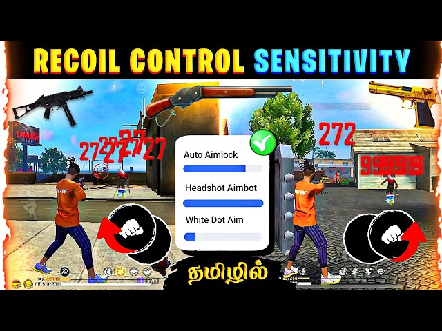 Free fire headshot setting 2026 || Headshot sensitivity in tamil 🔥|| Recoil control sensitivity 🎯