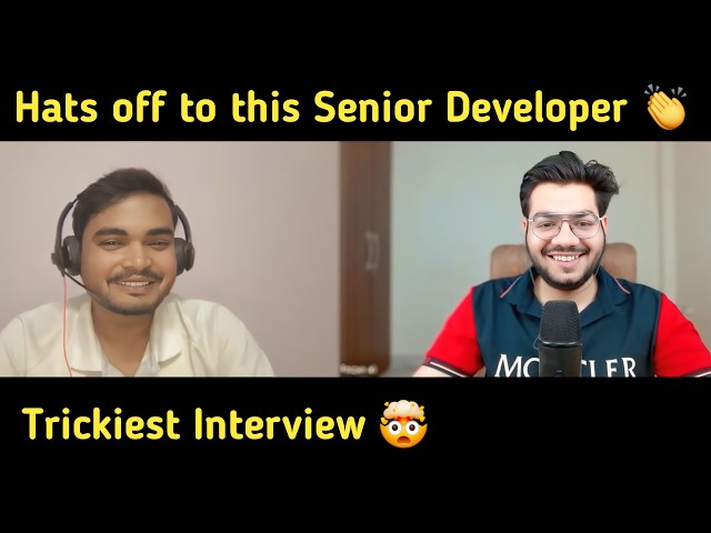 Java Spring Boot 8 Yrs Interview Experience [Senior Developer]