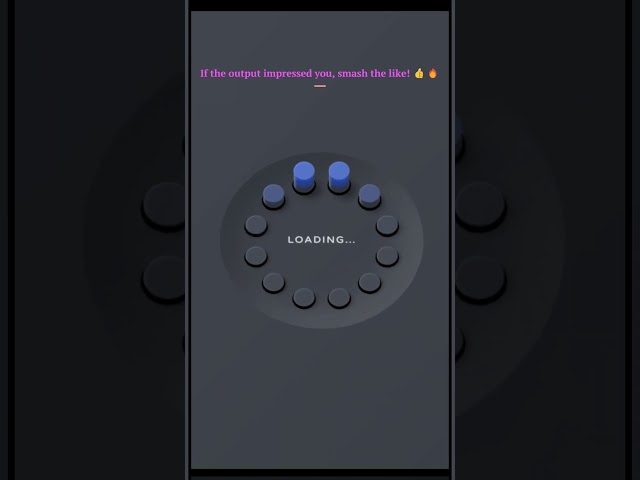 CSS Loading Animation – Easy & Smooth Transition! 💡🚀#webdevelopment #webcoding #loadinganimation