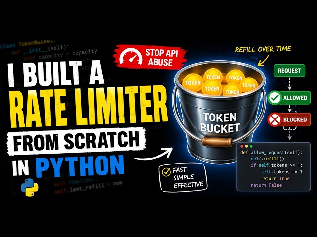 I Built a Rate Limiter From Scratch in Python