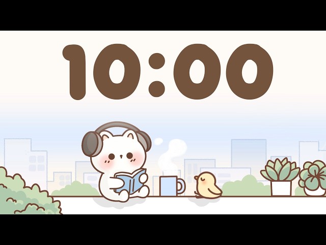 10 minute Timer 🎵 | Focus study timer for classroom