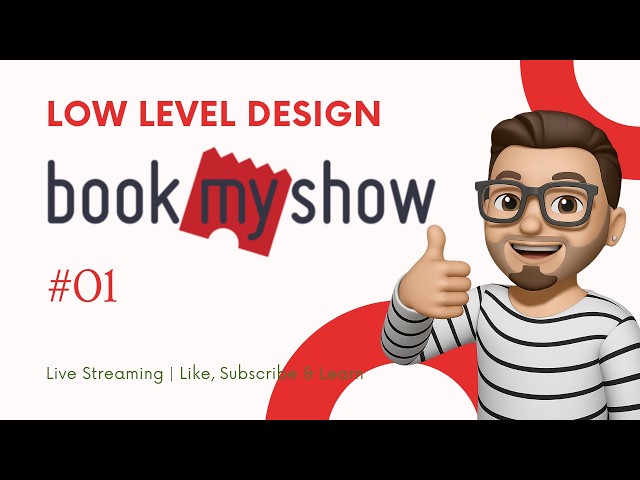 Live LLD - BookMyShow in Java | Learn how I cracked SDE 2 Offers | Study With Me