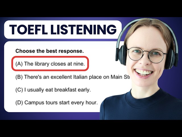 Listen and Choose a Response TOEFL Tips and Tricks