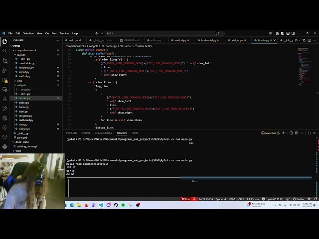 Writing a *Blazingly Regular* TUI library in python.