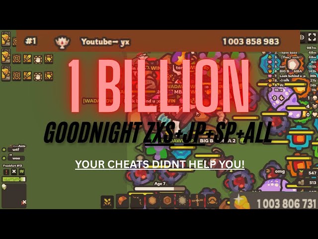TAMING IO 1 BILLION SCORE 😱