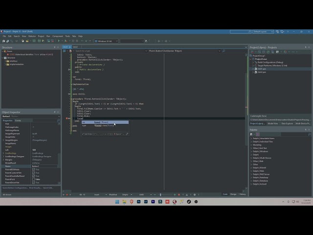 How to Pass Data to Another Form in Delphi (RAD Studio Tutorial)