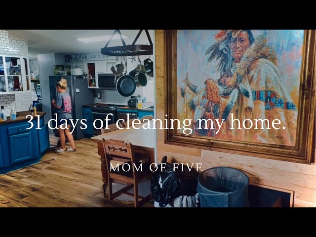 31 Days of Cleaning and Decluttering my house until it feels clutter free