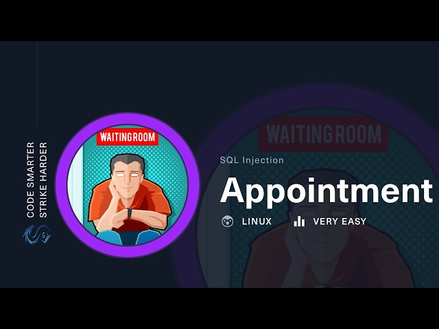 HackTheBox – Appointment | SQL Injection Authentication Bypass