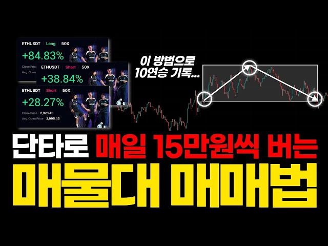 단타로 매일 15만원씩 버는 매물대 매매법