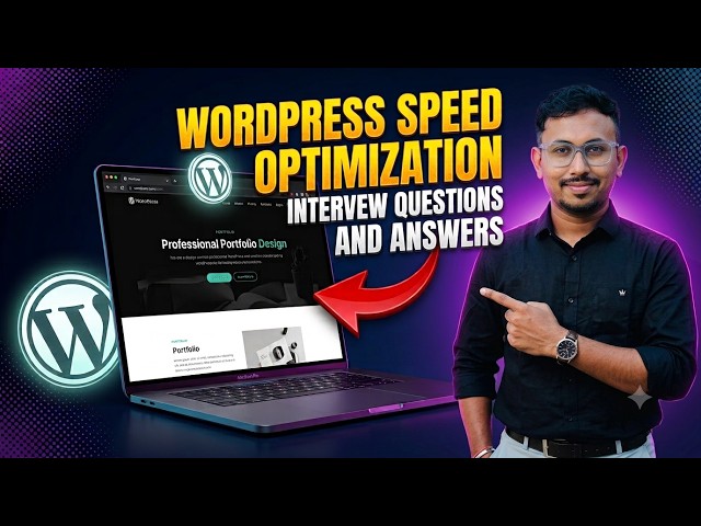 WordPress interview questions in Hindi #21 | WordPress Speed Optimization Questions and Answers