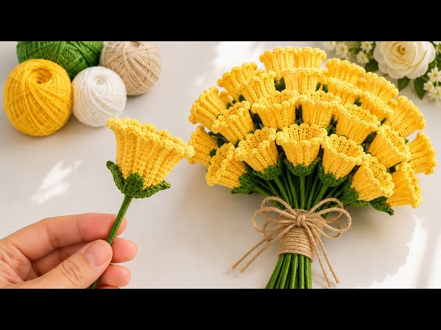 I MADE a Crochet Flower So Realistic, Nobody Believes It's Yarn
