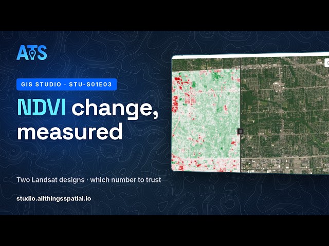 NDVI change, site suitability & urban heat — what the number is worth