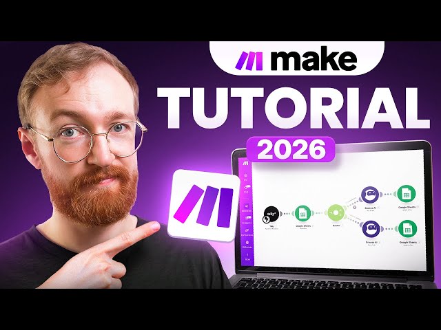 Make.com Tutorial for Beginners 2026 (Full Guide) - In Hindi
