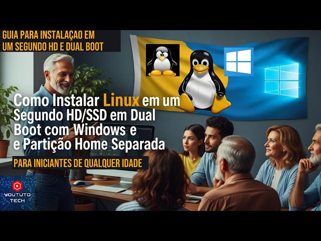 Como Instalar o Linux em Um segundo HD/SSD em Dual Boot Com Partição Home Separada