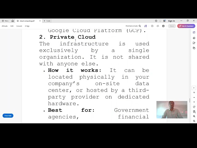 CloudComputing Deployment models