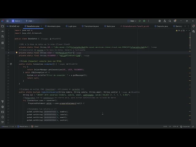 Sistema Bancario en Java + MySQL (CRUD Completo) | Proyecto Final