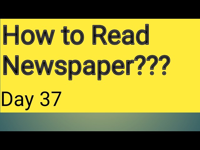 Day 37| How to read Newspaper ? Nepali to English | English to Nepali