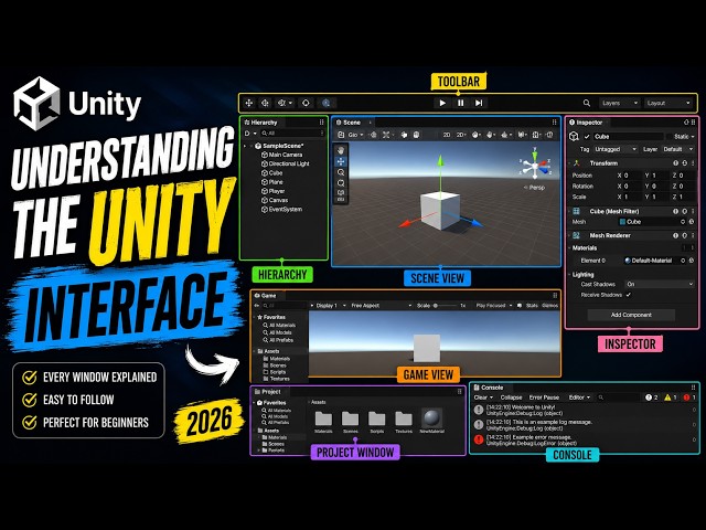 Understanding the Unity Interface | Complete Beginner's Guide to the Unity Editor