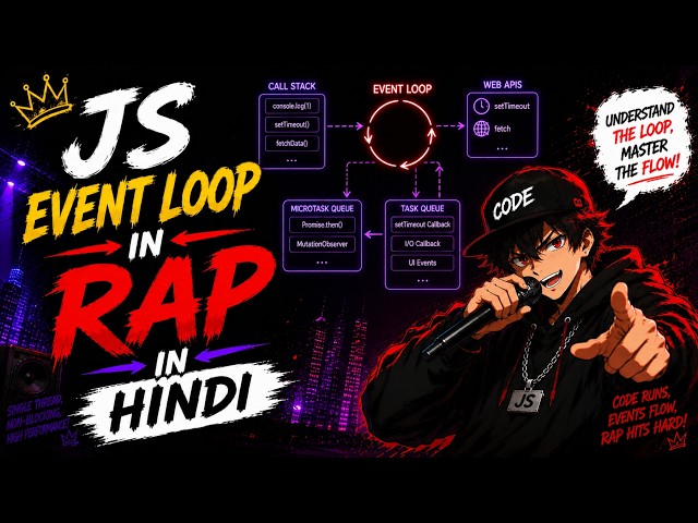 JavaScript event loop explained in rap