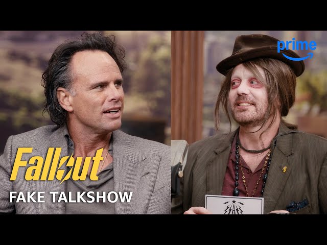 Fallout Fake Talkshow - Walton Goggins | Prime Video