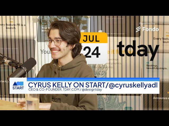 Cyrus Kelly, Co-Founder & CEO, tday “AI that turns your product into on-brand marketing content”