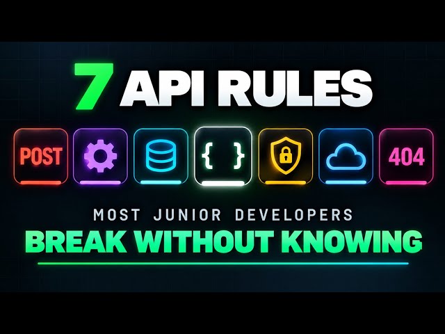 7 Things Senior Developers Check That Juniors Skip (API Edition)