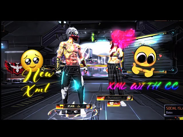 I love you 🥹  Xml with Cc || new free fire Xml File || Sad song free fire xml || @arihant_editzz 