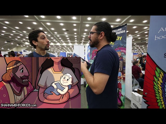 Baltimore Comic Con 2019: interview with creator of Shahnameh