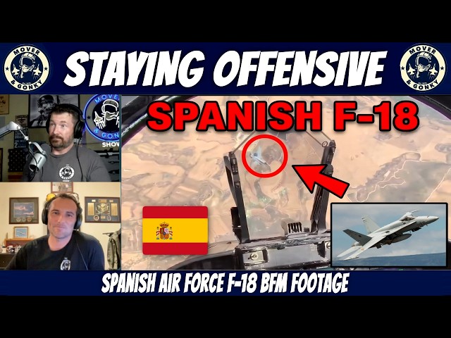 Fighter Pilots React - Spanish F/A-18 Dogfight From the Pilot’s Seat!