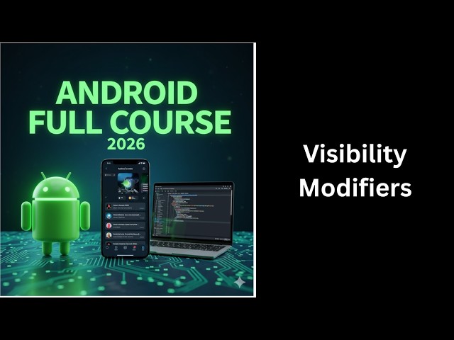 (379) Kotlin Visibility Modifiers Explained | Public vs Private vs Protected vs Internal