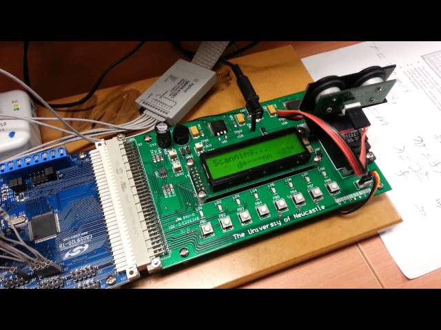 8051 micro controller ultrasonic radar