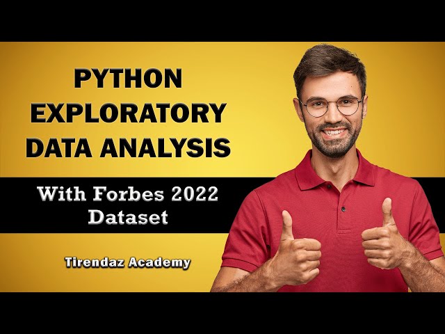 EXPLORATORY DATA ANALYSIS (EDA) with PYTHON 🔥 Data Science Tutorial