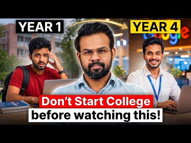 B.Tech First Year Roadmap 2026 | Don't Make These Mistakes