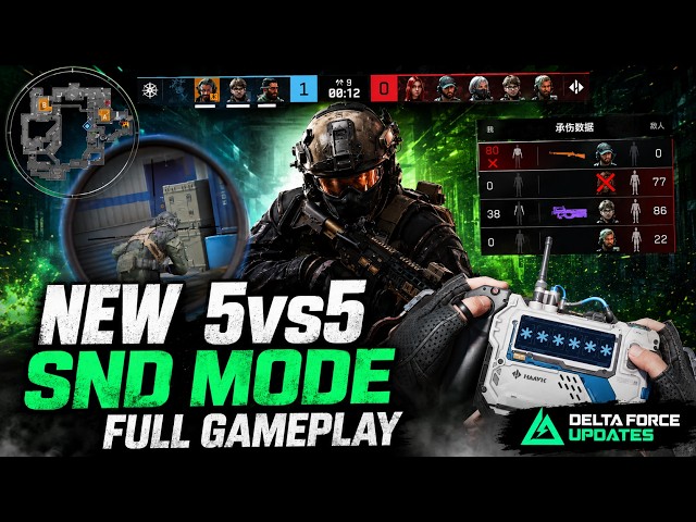 New 5vs5 SND Mode Full Gameplay- Delta Force