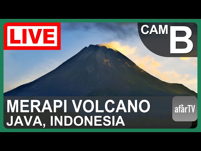 ✪ Live: Members-Only  Merapi Volcano Erupting (Cam B)