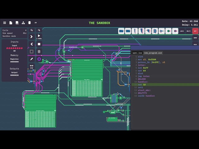 I added interrupts to my CPU architecture.