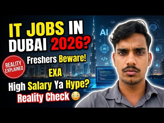 IT Jobs in Dubai 2026 🔥 Reality Check for Indians | Salary, Skills & Job Market