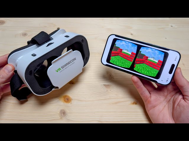 Can you Play Minecraft or Roblox on VR Shinecon Virtual Reality Glasses 3D ?